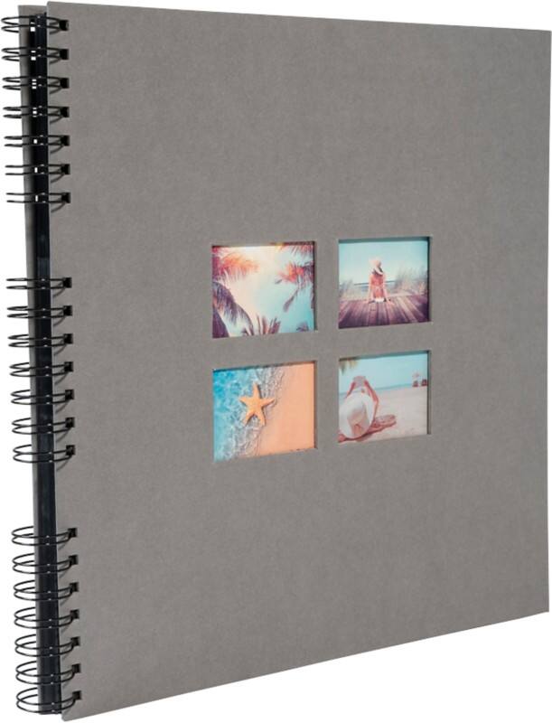 Exacompta Milano Spiralfotoalbum Hardback Papier 33 x 35 x 3,3 cm Grau