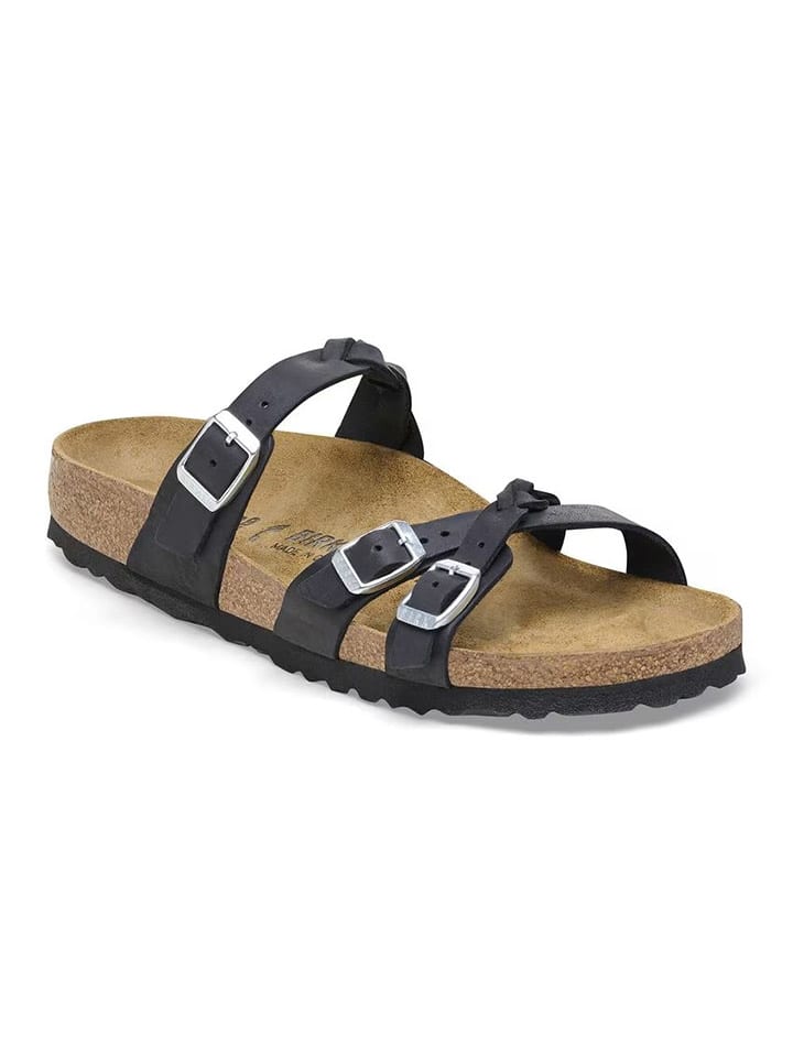 Birkenstock Leder-Pantoletten 