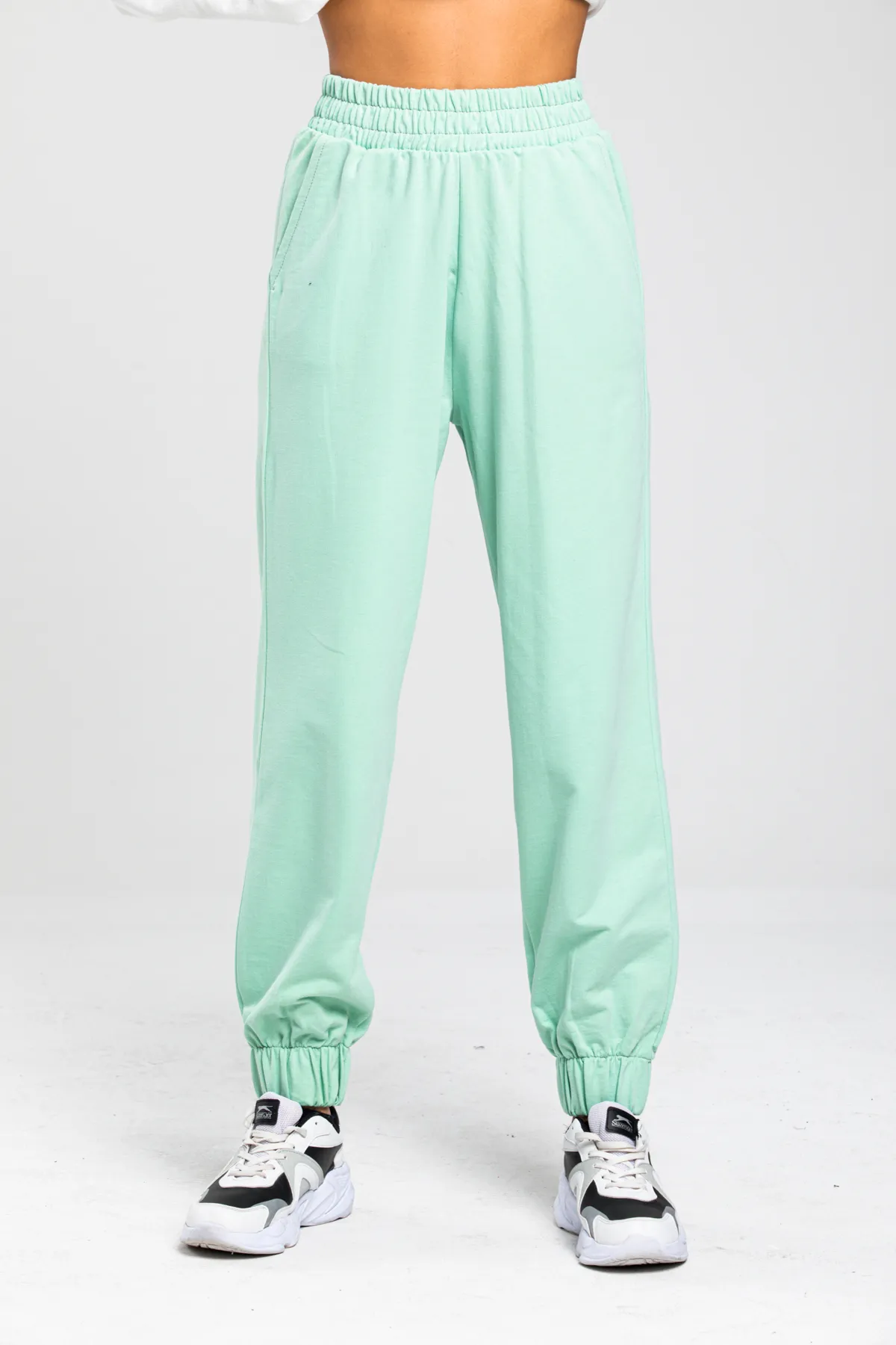 Superlife  Damen-Jogginghose mit normaler Passform, Basic Jogger Spr 20b05
