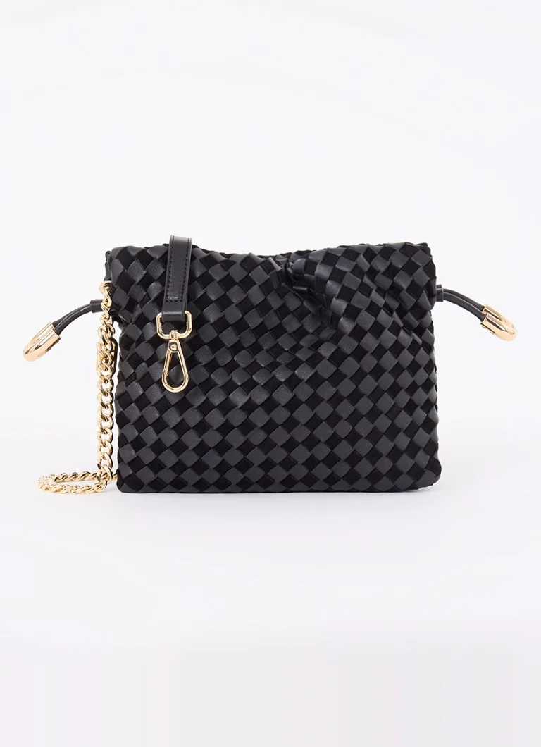 Dune London Primrose Small leather shoulder bag with detachable shoulder strap