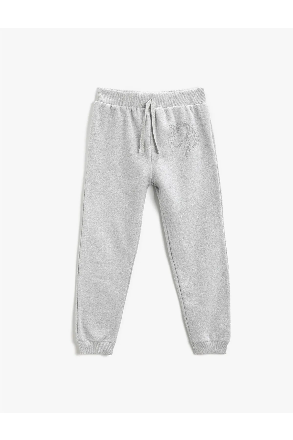 Koton  Jogger-Jogginghose mit Einhorn-Aufdruck und elastischem Bund