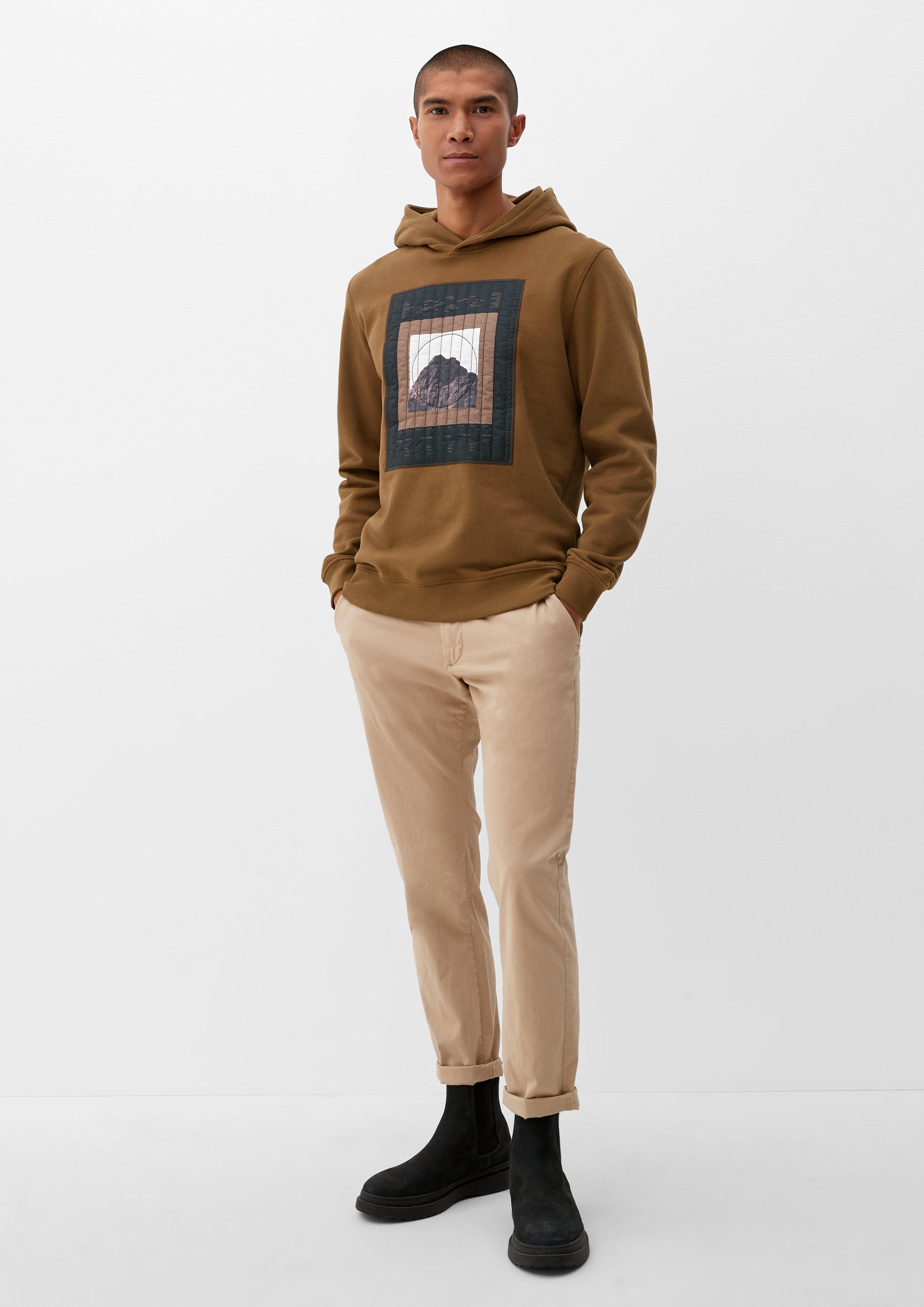 Hoodie mit Applikation  2121126-85D1