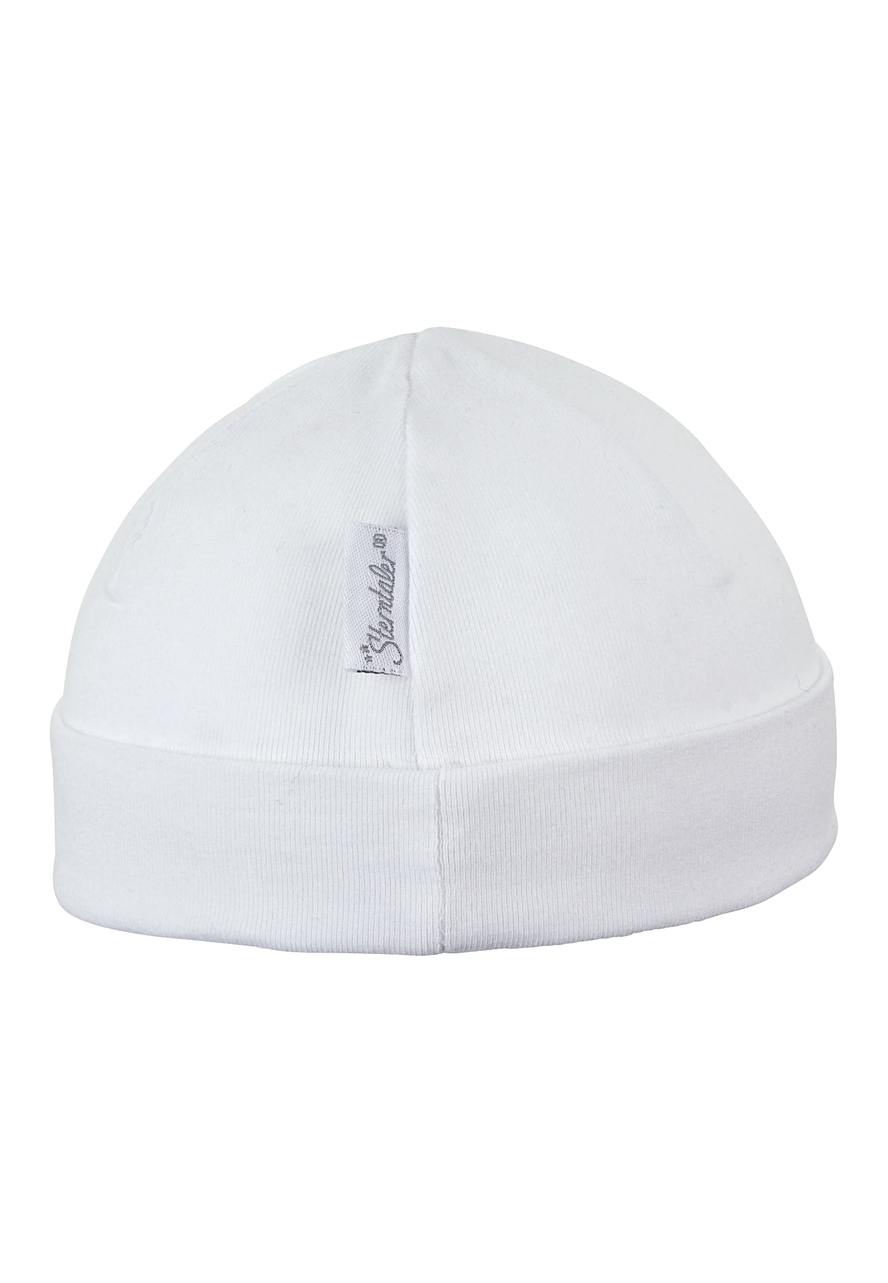 OCS Beanie aus Singlejersey (Bio) uni in Weiß