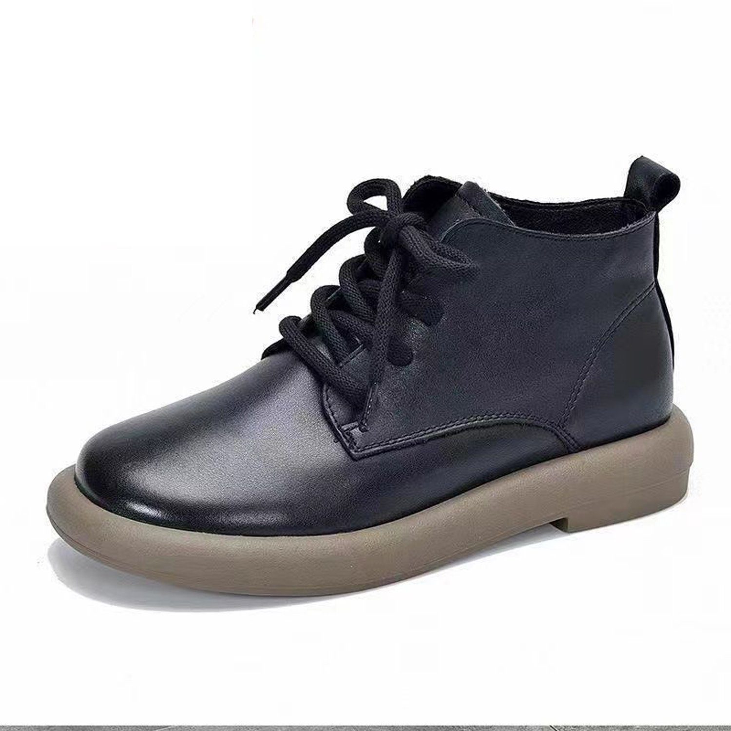 aikidio Hufglocken Retro-Stiefeletten mit Spitze und runder Spitze
