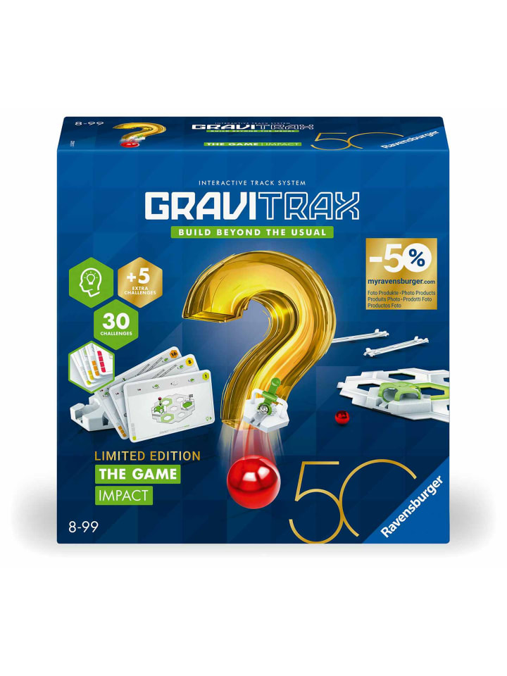 Ravensburger Spielzeug  GraviTrax The Game Impact 50 Jahre - Ab 8 Jahren günstig kaufen onesize