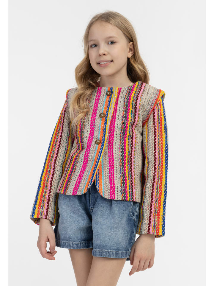 IZIA Jacke in Mehrfarbige Pinke Streifen günstig kaufen
