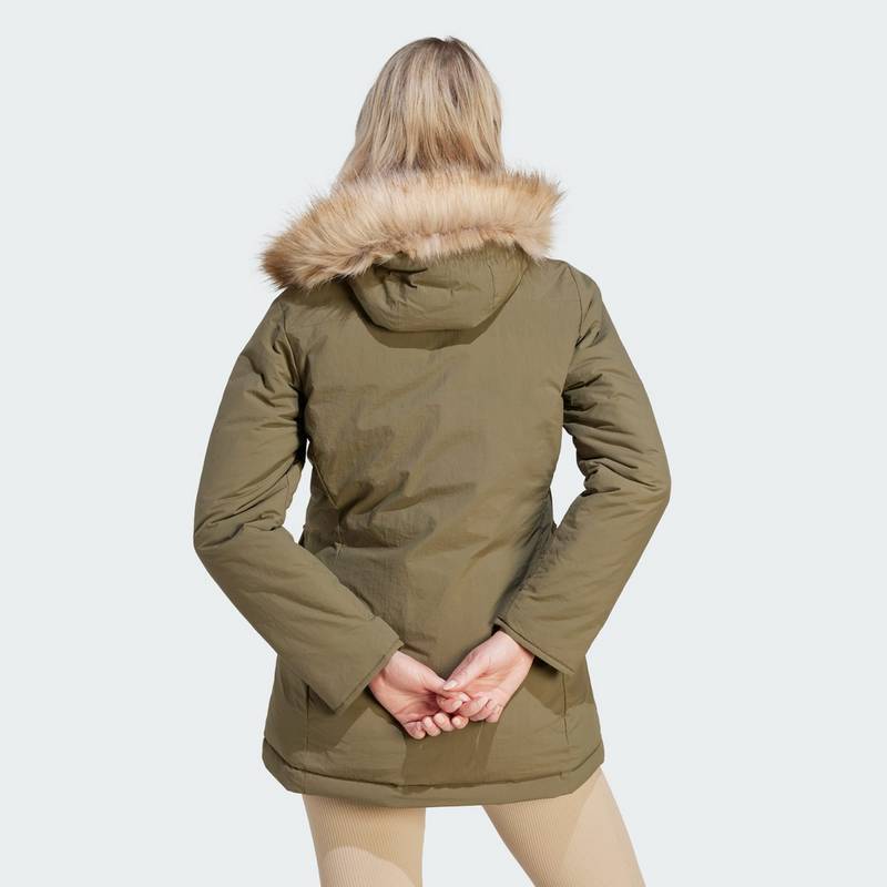 adidas Hooded Fur Parka Softshelljacke Damen