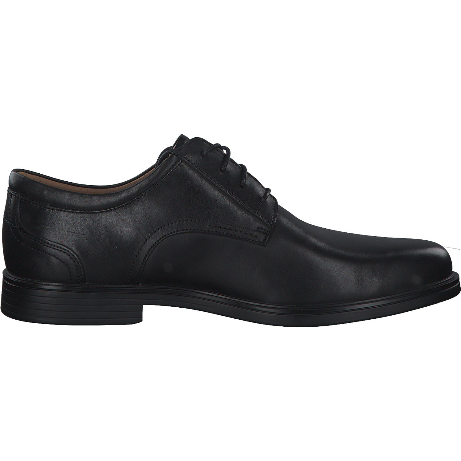 Clarks Un Aldric Lace 2613, Halbschuhe, Herren, BLACK LEATHER