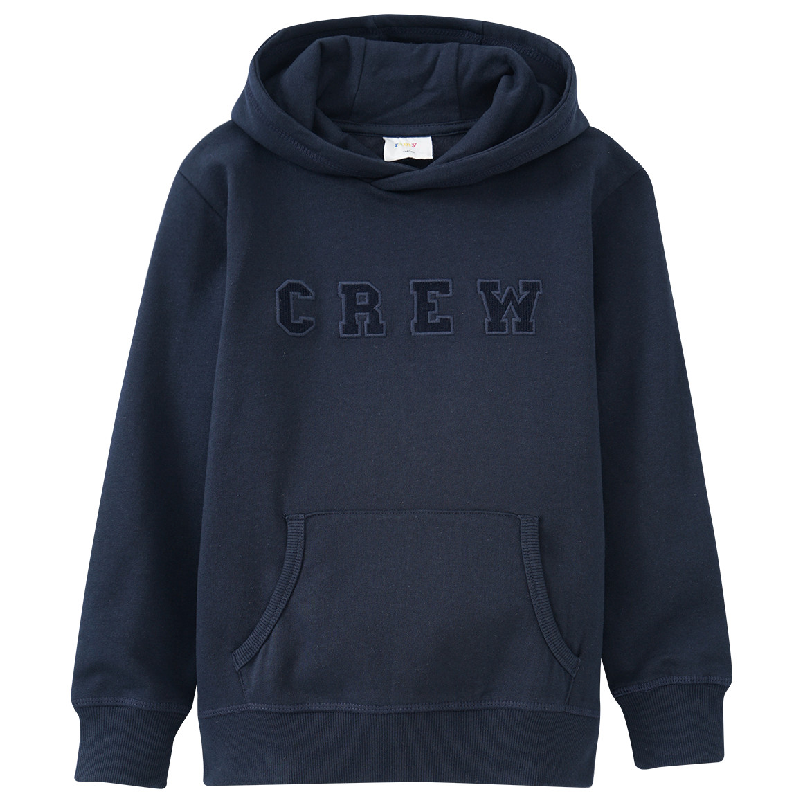 Kinder Hoodie mit appliziertem Schriftzug