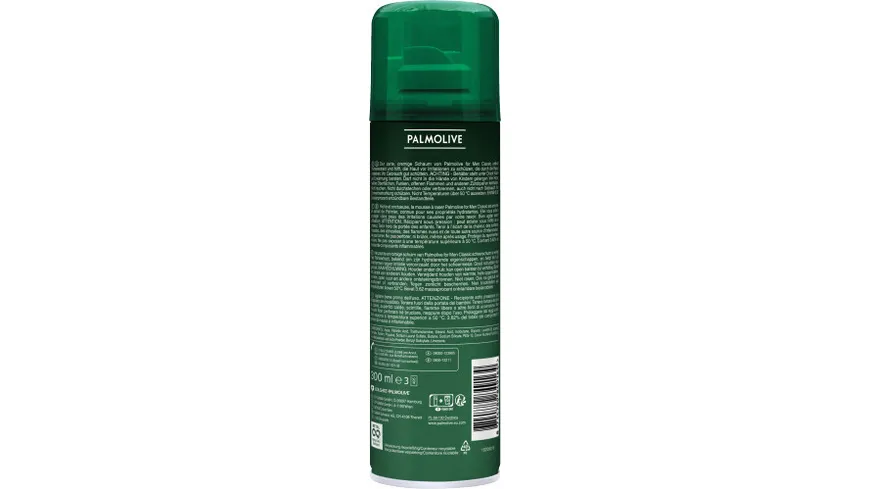 Palmolive Rasierschaum für Männer - weicher, cremiger Schaum - schützt vor Rasurbrand und Irritationen für eine sanfte Rasur 300 ml