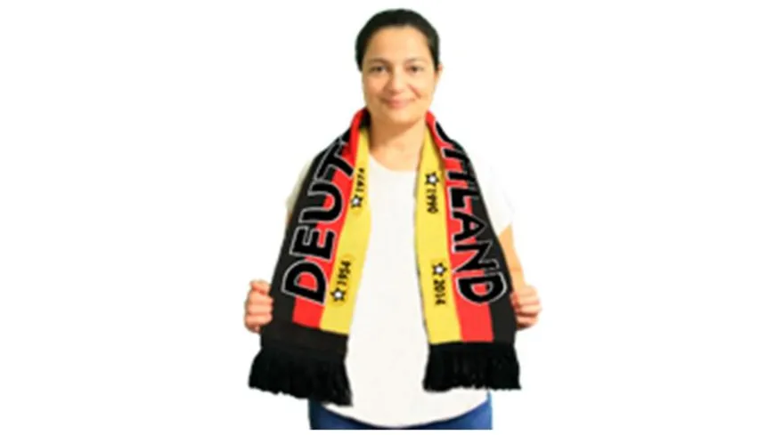 Deutschland - Schal mehrfarbig