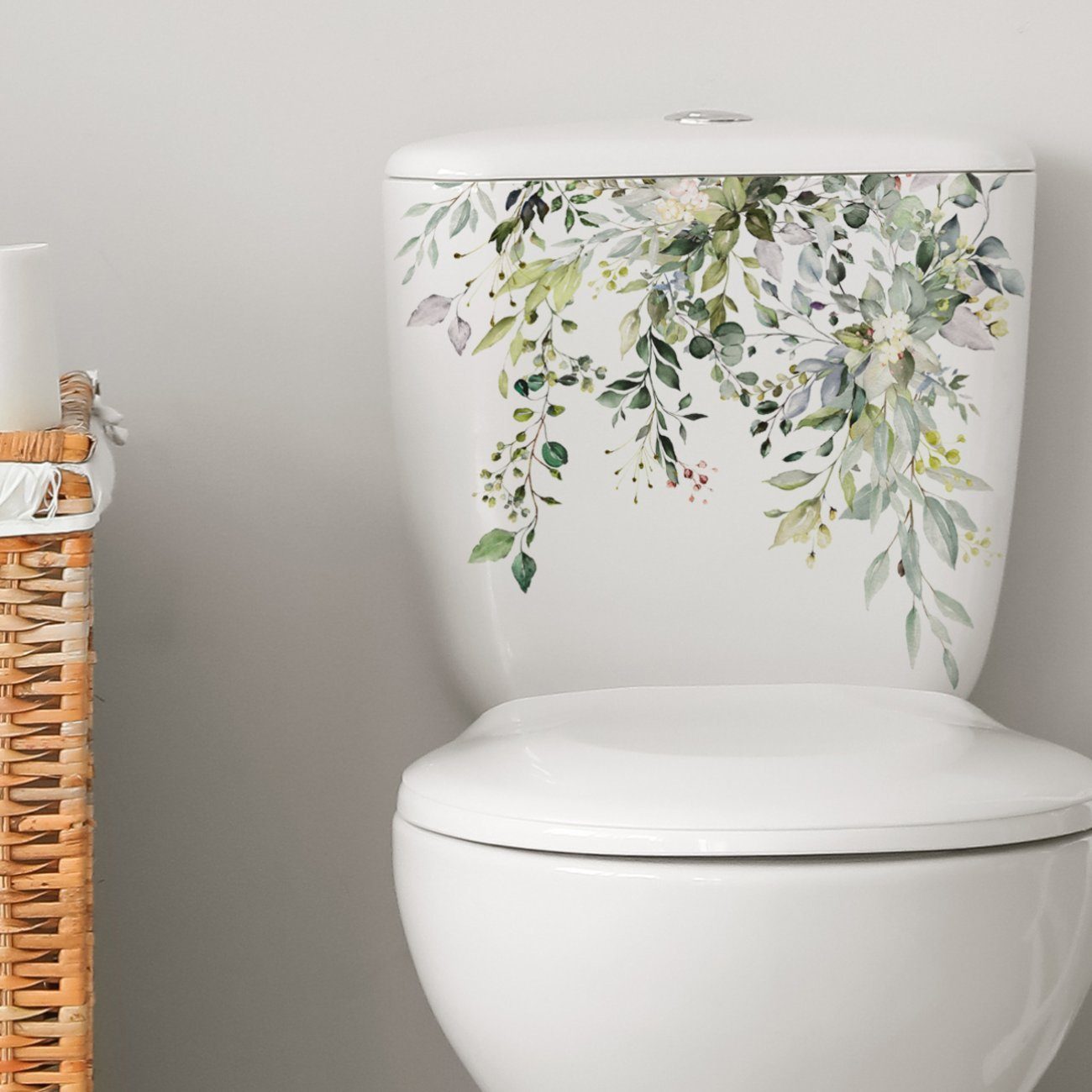 Fenstersticker Selbstklebender Wandaufkleber mit botanischer Blumendekoration, Union Reisen