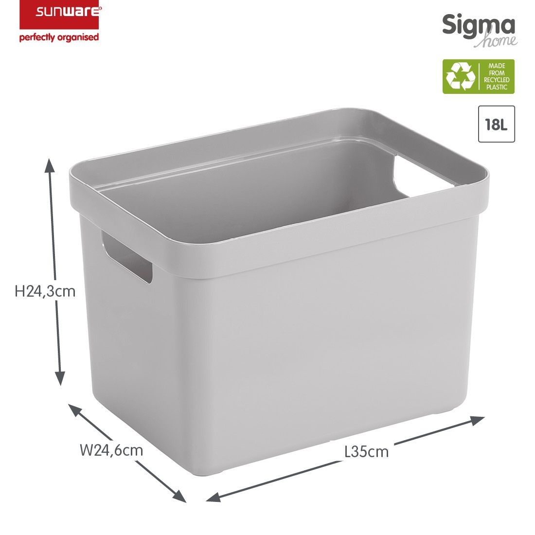Sunware Sigma home 18 Liter Aufbewahrungsbox