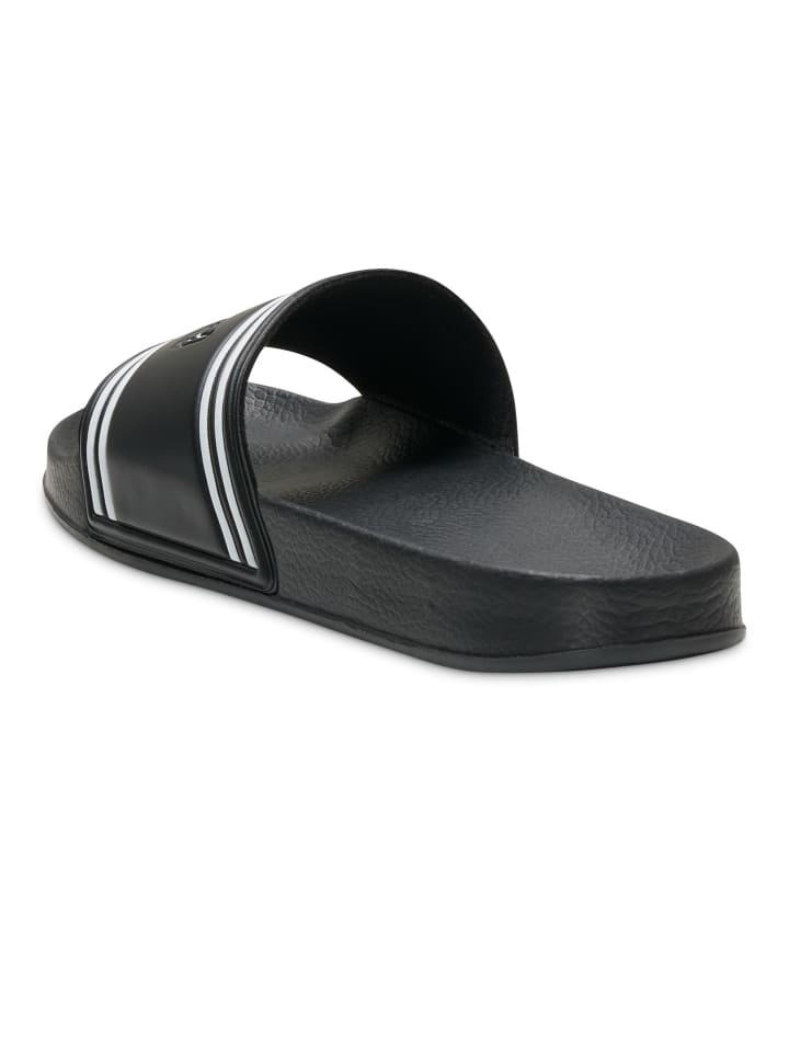Hummel Hummel Badelatschen Pool Slide Erwachsene in BLACK/WHITE günstig kaufen 38