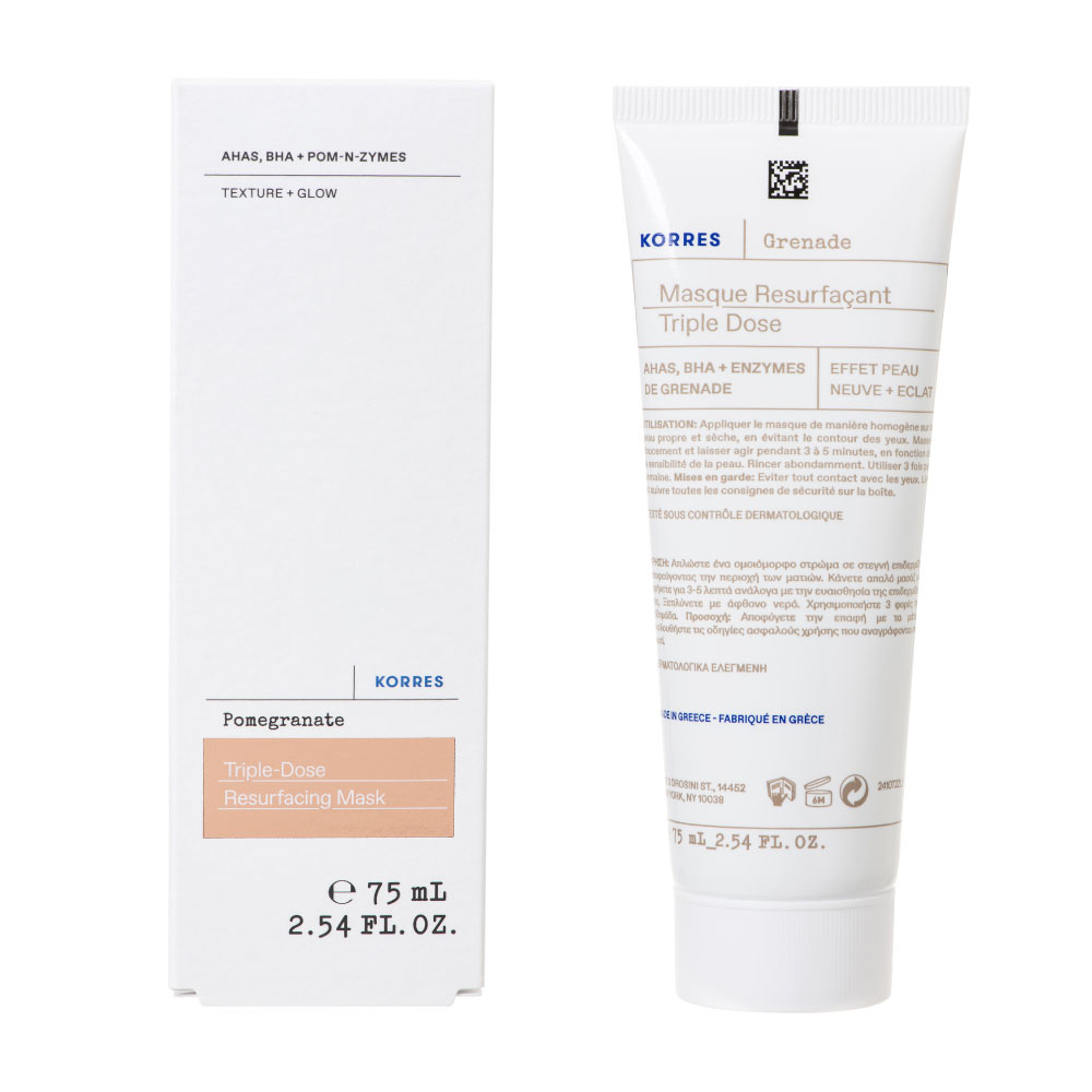 korres Masque Peeling Resurfaçant AHA & Grenade Masque