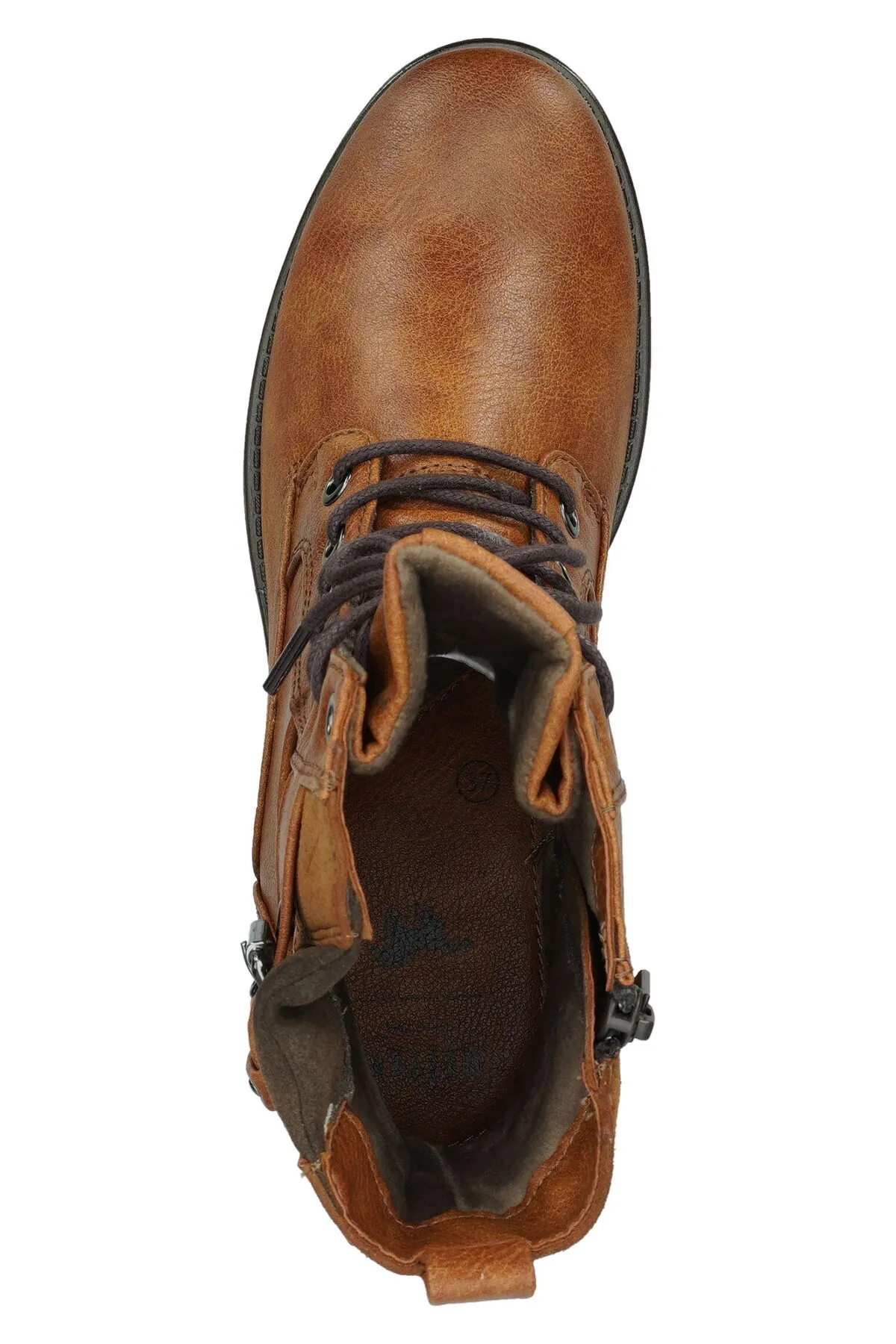 Mustang  Stiefelette - Braun - Blockabsatz