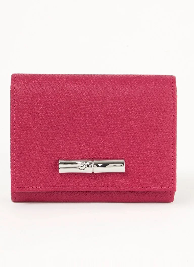 Carteira de couro Longchamp Le Roseau