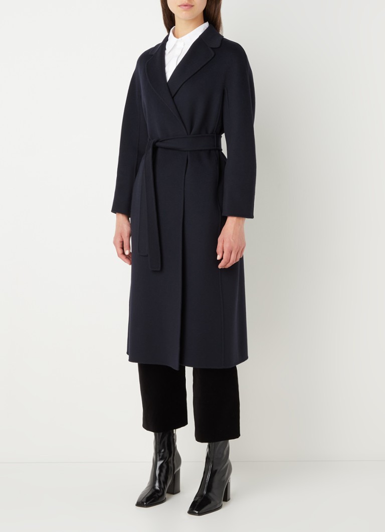 MaxMara Esturia vuneni kaput s remenom za vezanje