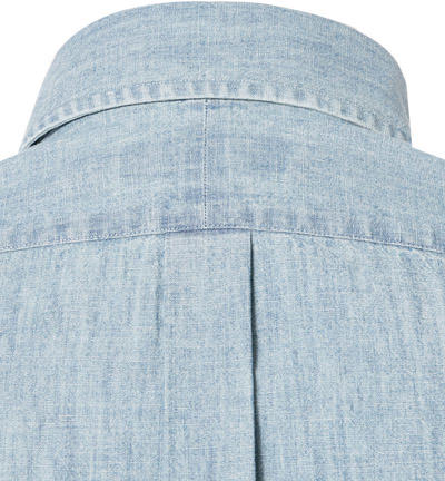 Polo Ralph Lauren, Jeanshemd, Slim Fit, Baumwolle, hellblau