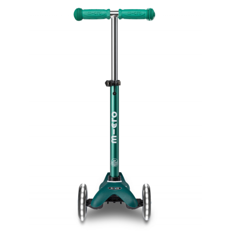 Trottinette 3 Roues LED - Mini Micro Deluxe Vert Eco Led