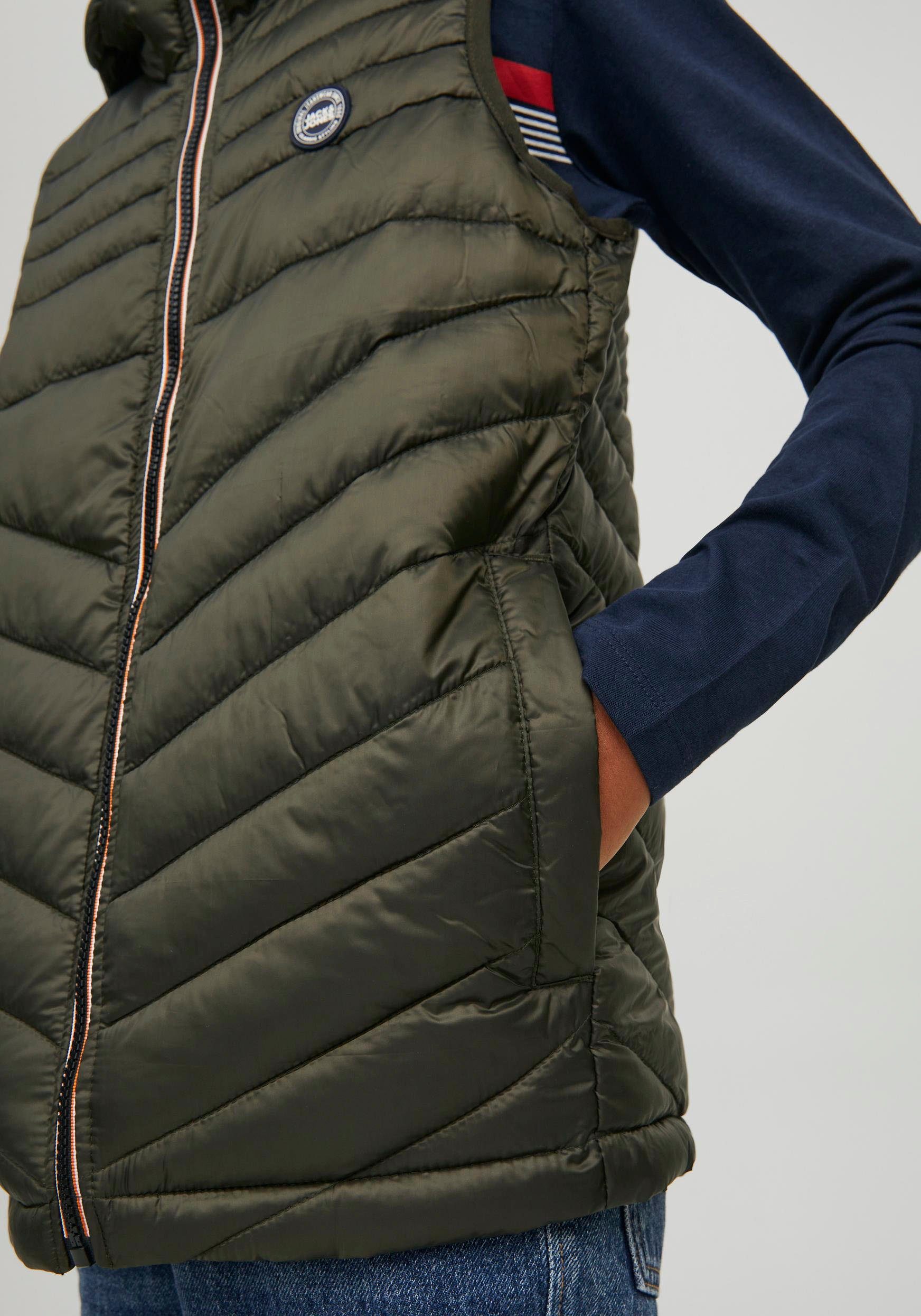 Jack & Jones Junior Steppweste JJEHERO BODYWARMER HOOD NOOS JNR