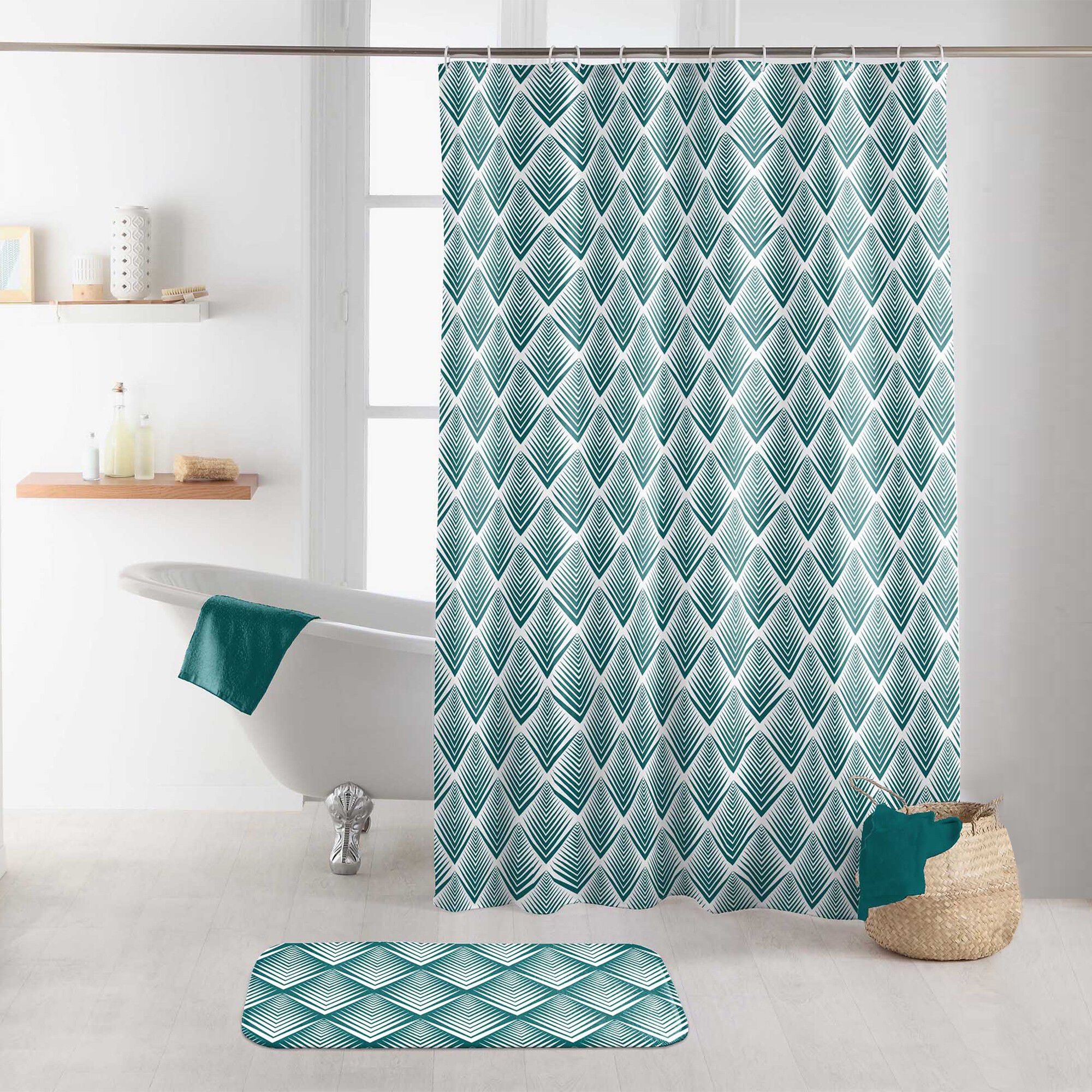 Rideau de douche imprimé Blueart
