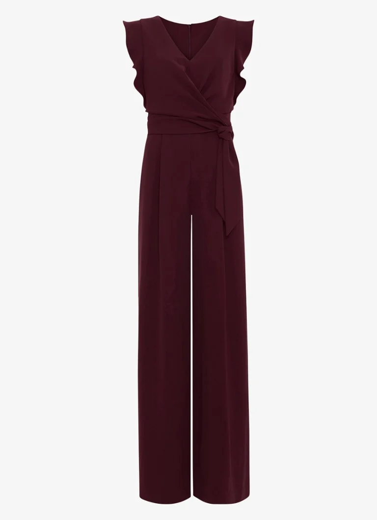 Phase Eight Ayla Jumpsuit wide fit jumpsuit with butterfly sleeves