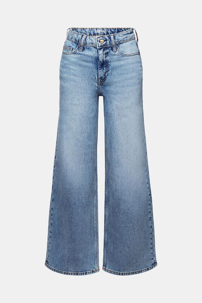 Retro-Jeans mit weitem Bein