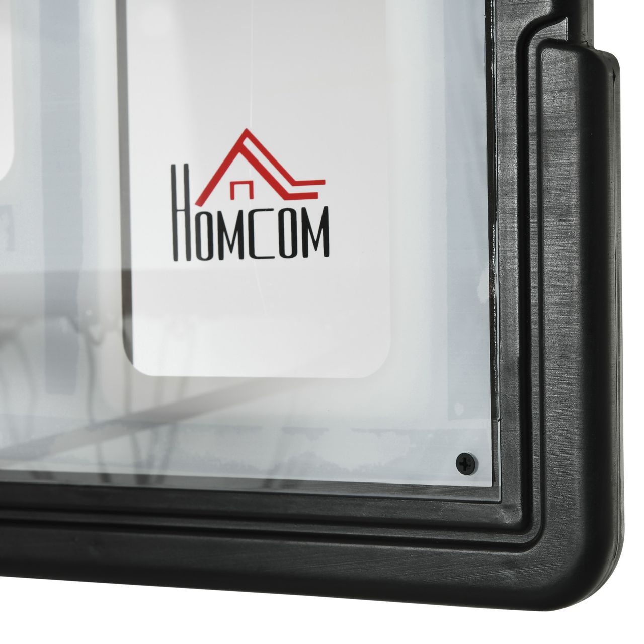 HOMCOM Basketballständer mit Rädern rollbar 260-310 cm höhenverstellbar Basketballkorb mit Ständer geeignet für den Außen- und Innenbereich Stahl Kunststoff Schwarz