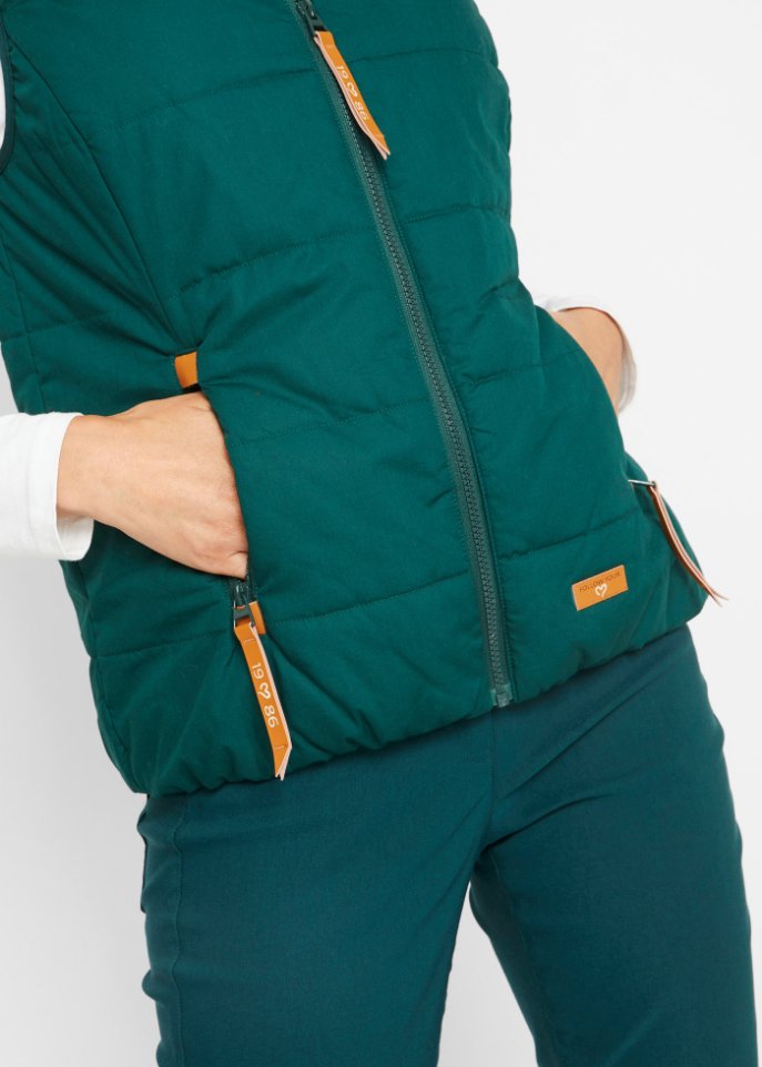 Outdoor-Weste mit Stehkragen