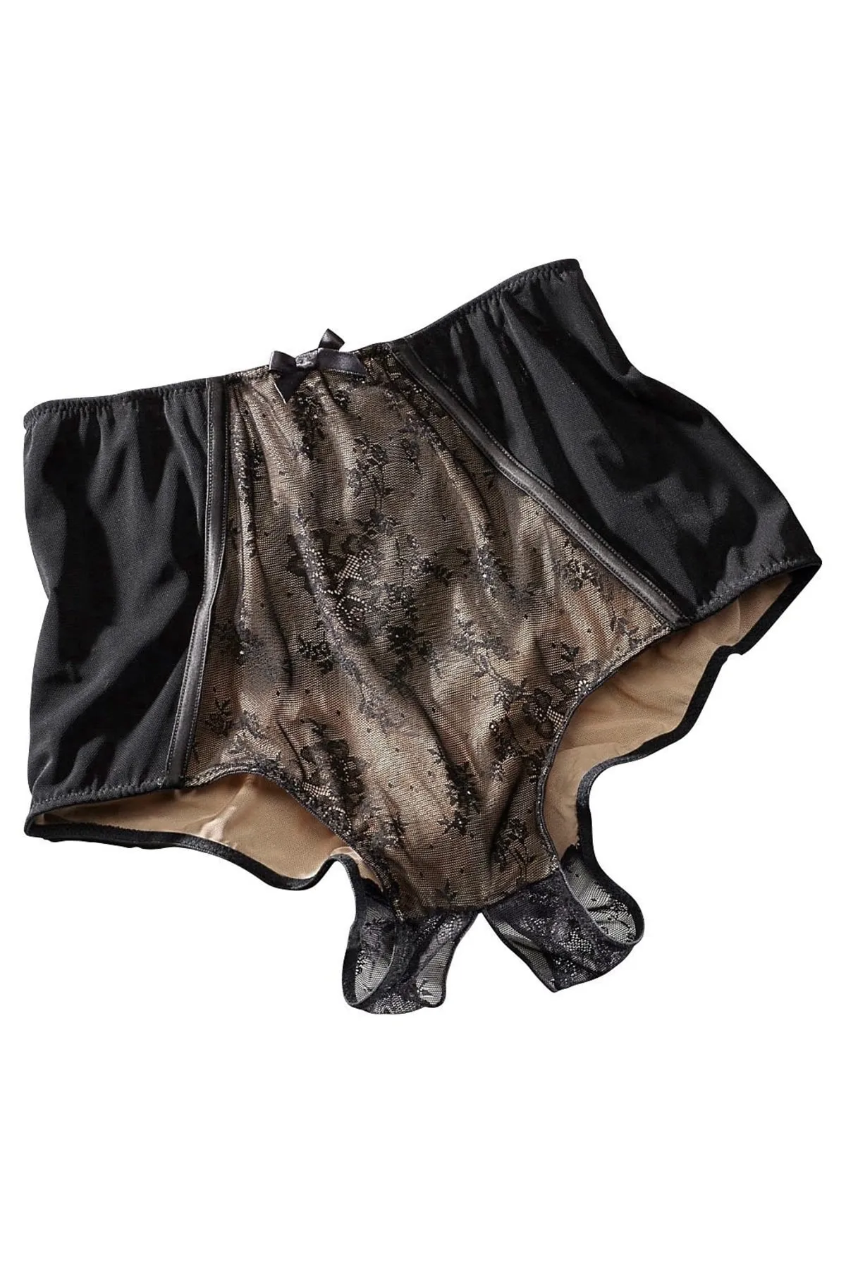 PETITE FLEUR GOLD  Slip - Schwarz - Unifarben
