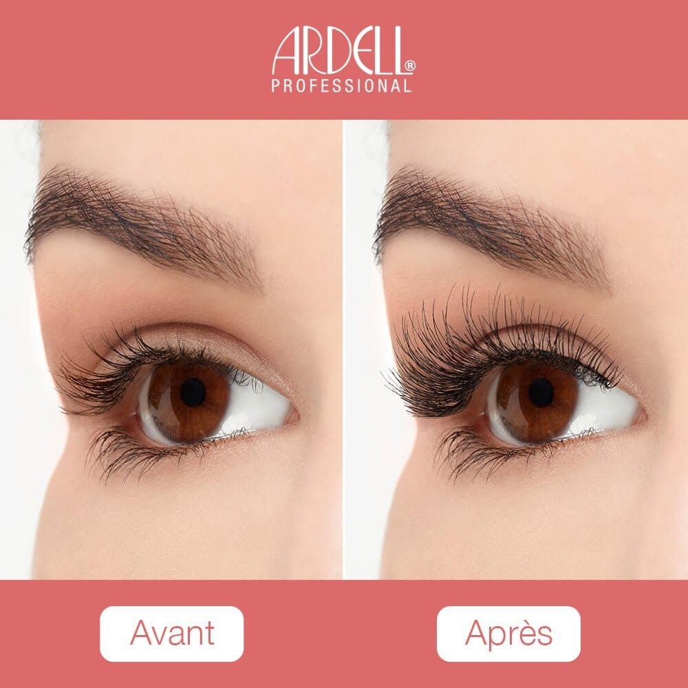 Umetne trepalnice Ardell Wispies z 1 g prozornega duo lepila