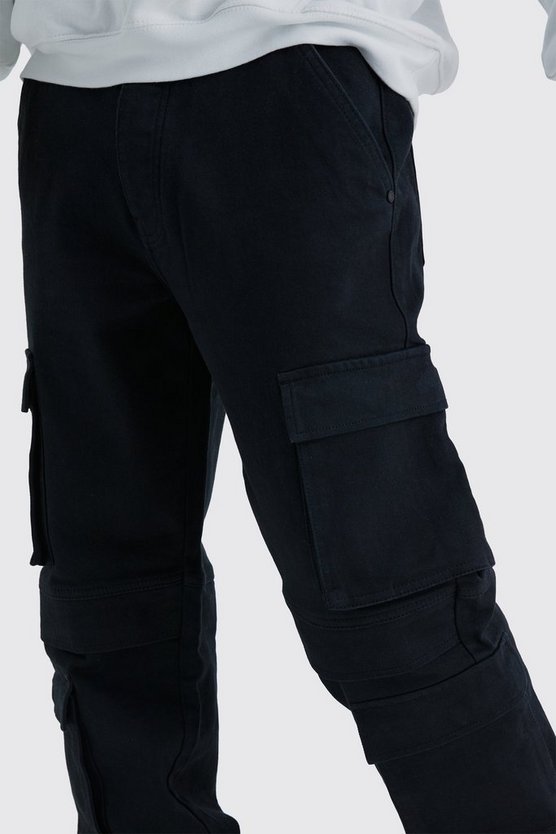 Tall lockere Cargo-Jeans mit Taschen
