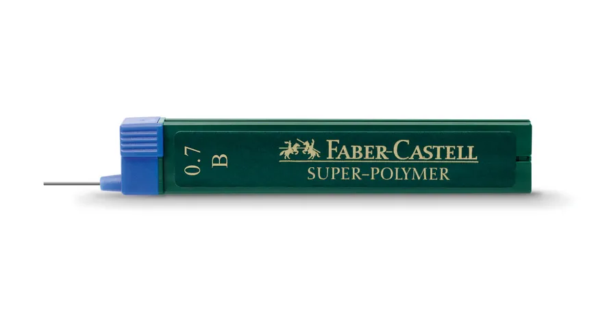 FABER-CASTELL Feinminen CASTELL 0,7 B 12er-Dose