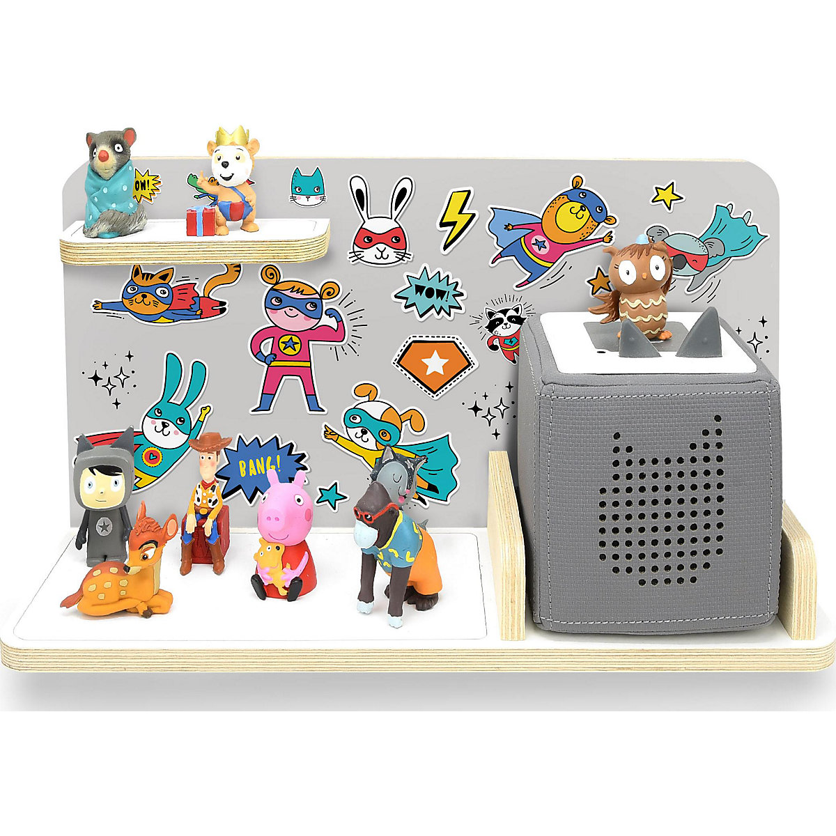Regal für Musikbox Cool kids, klein - geeignet für Toniebox