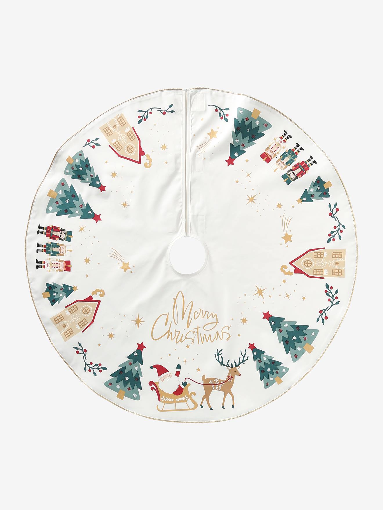 Tapis de sapin Casse-Noisette blanc