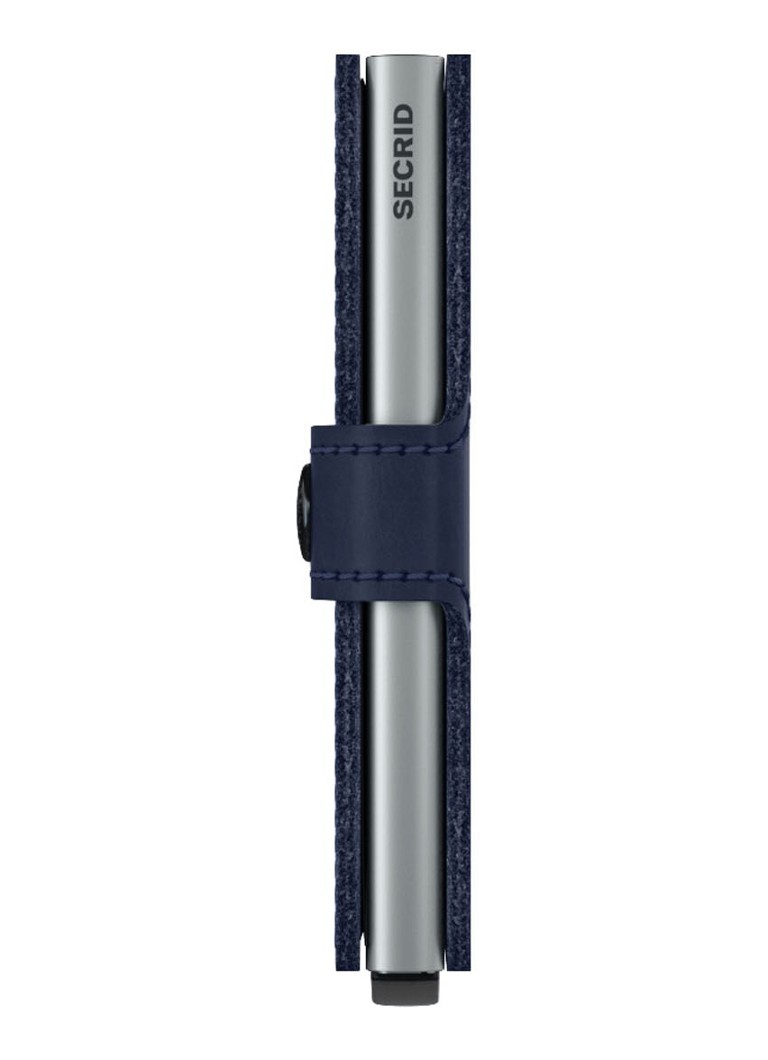 Portofel original Secrid Miniwallet din piele cu sloturi pentru carduri.