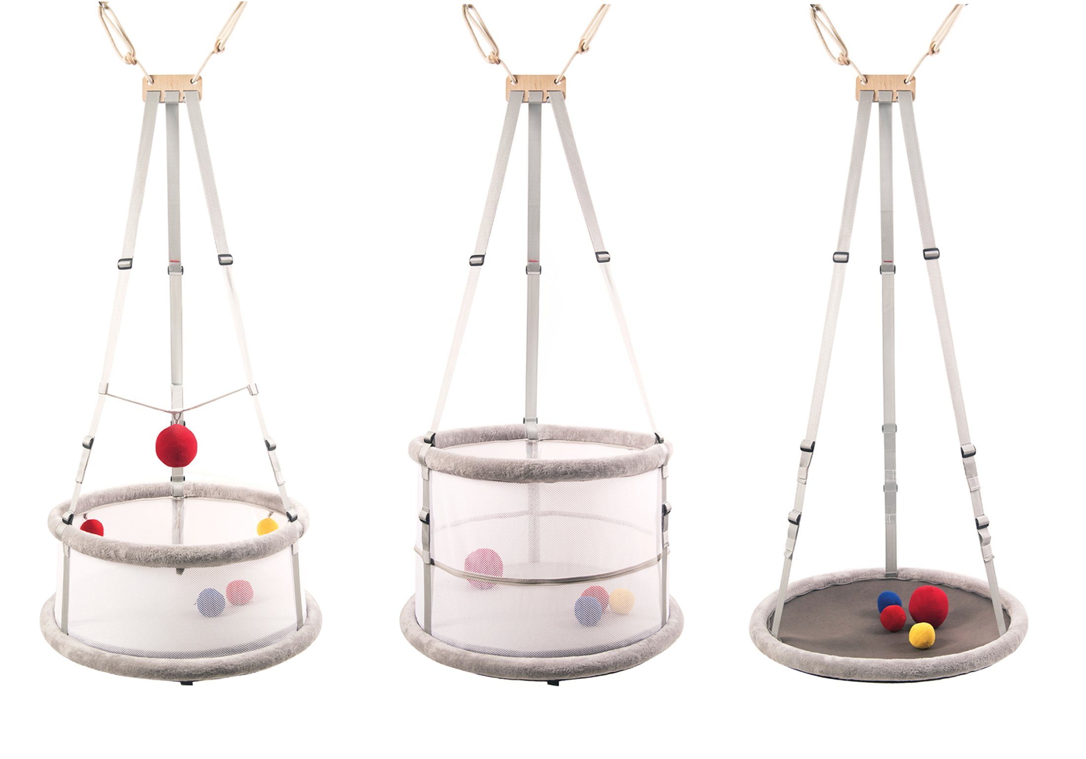 Memola Babyschaukel Babywiege 3-in-1 BASIC (Wiege, Laufstall, Schaukel), 0-12 Jahre (1-tlg), Baby Einschlaf- und Entwicklungshilfe: Mitwachsend und aus der EU!