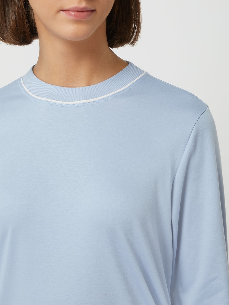 Pyjama aus Baumwolle in marineblau