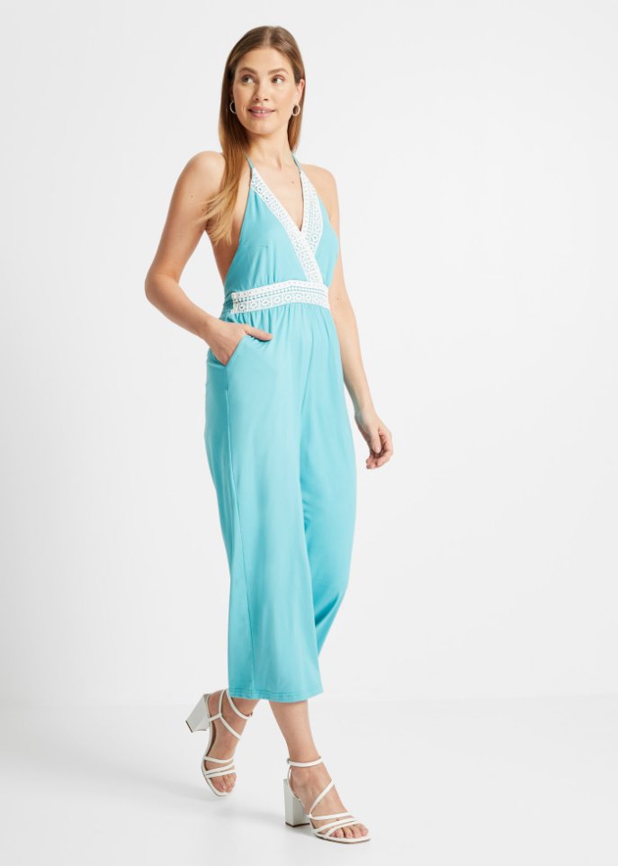 Jumpsuit mit Crochet Spitze