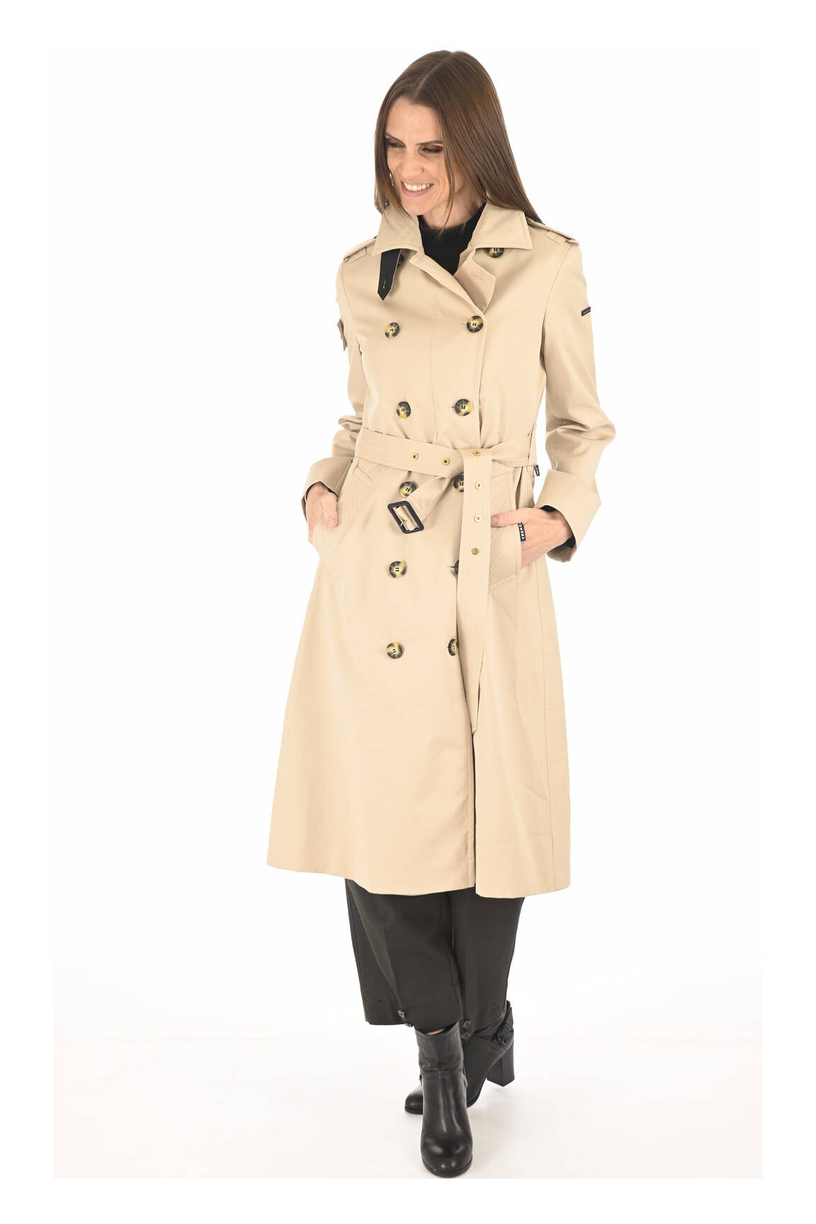 Trench London Impermeables Trenchs Femme couleur beige