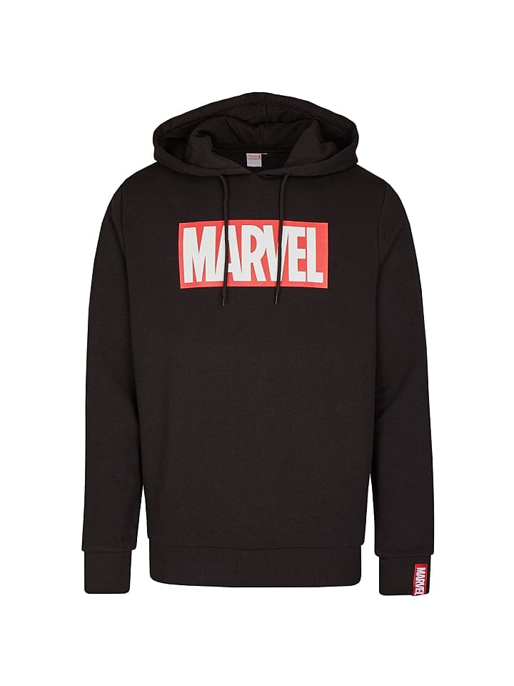 Course Hoodie Marvel in schwarz günstig kaufen M