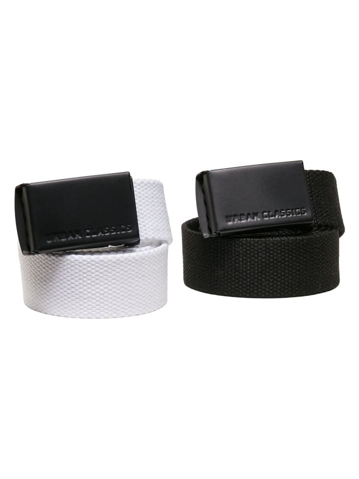 Urban Classics Urban Classics Gürtel in black white günstig kaufen onesize