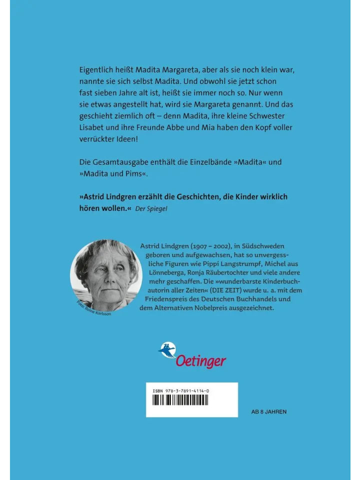 Oetinger Verlag Madita. Gesamtausgabe günstig kaufen onesize