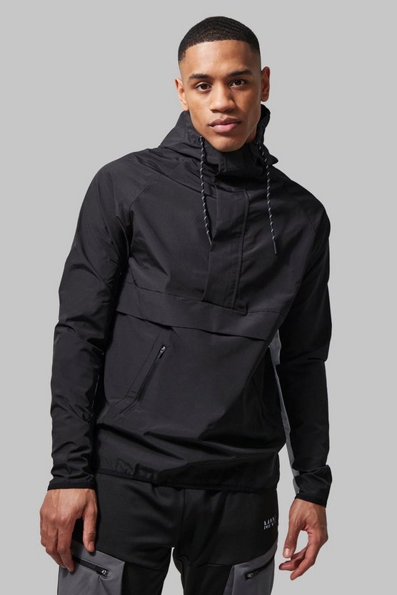 Man Active Colorblock Windbreaker