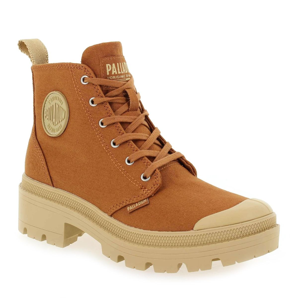 Palladium  PALABASE TWILL - Brique