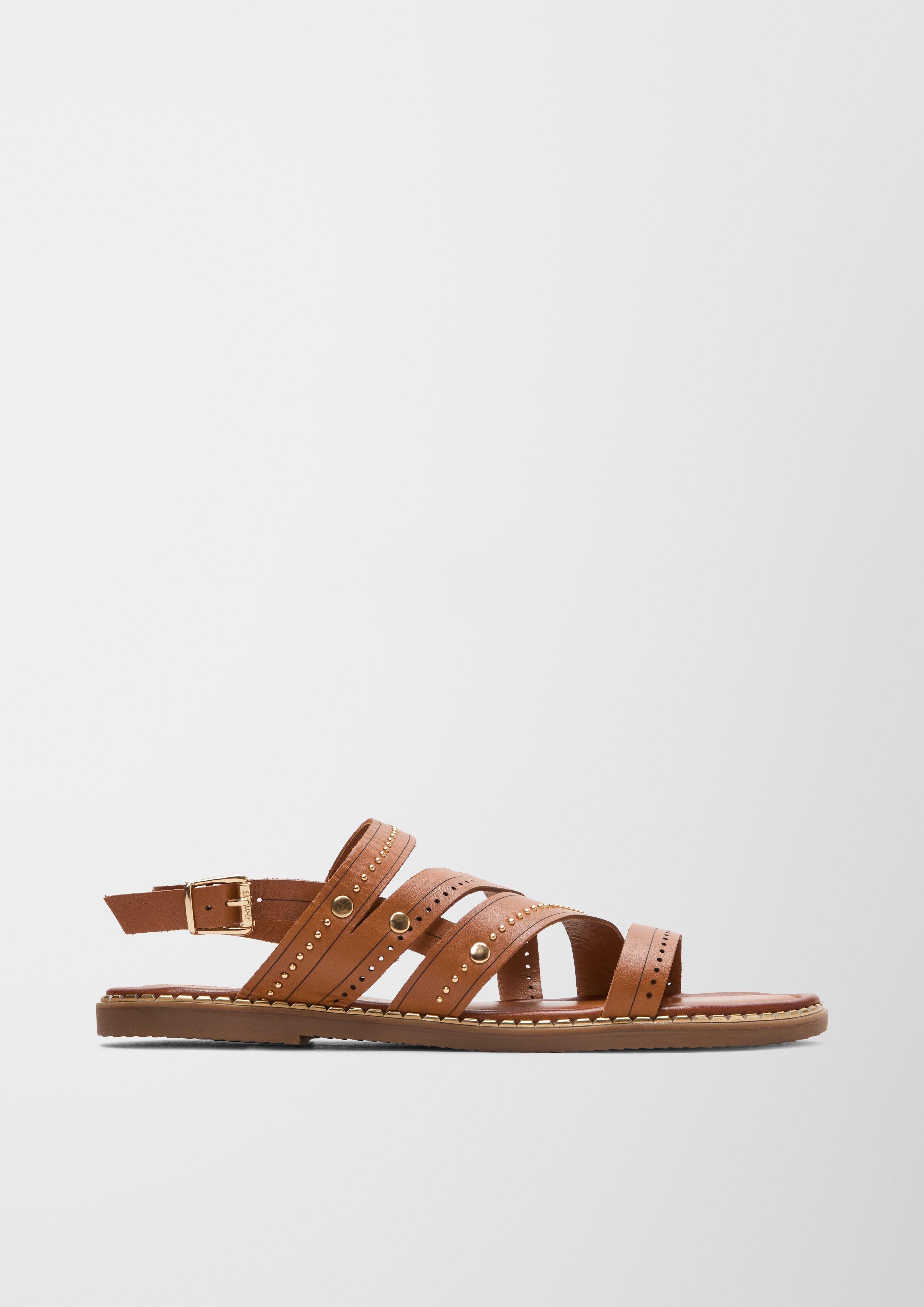 Riemchen-Sandalen aus Echtleder  6007767-305