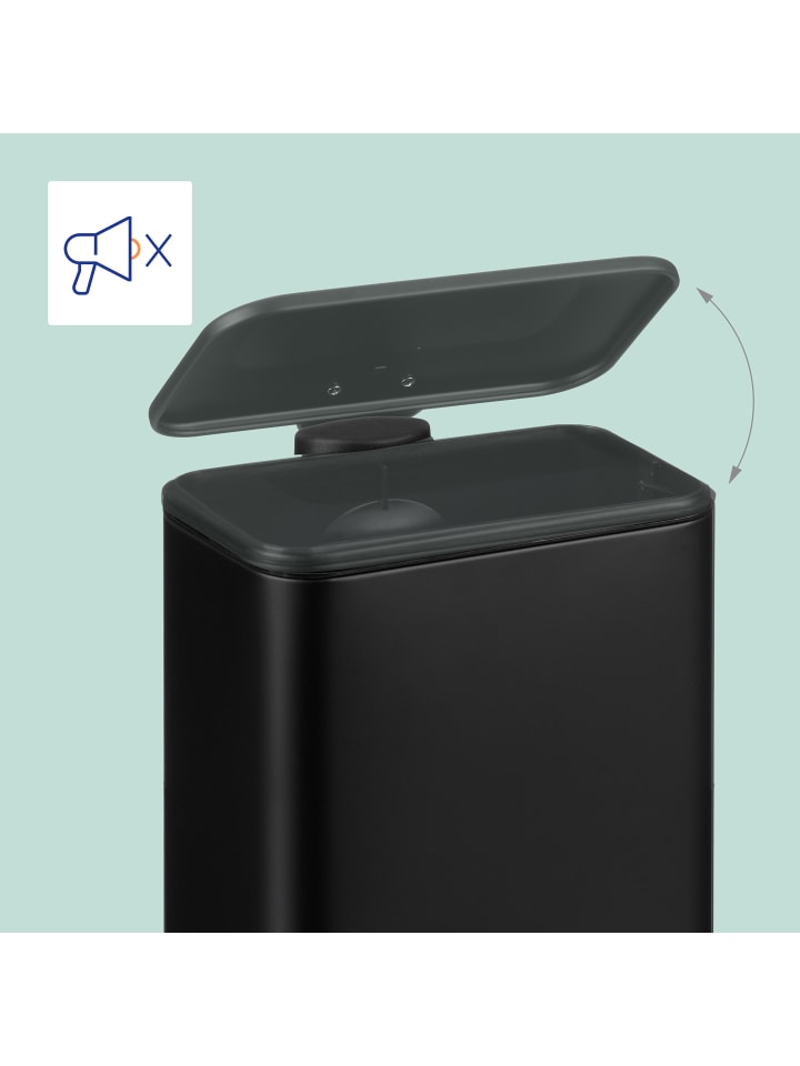 relaxdays Mülleimer Bad in Schwarz - 5 l günstig kaufen onesize