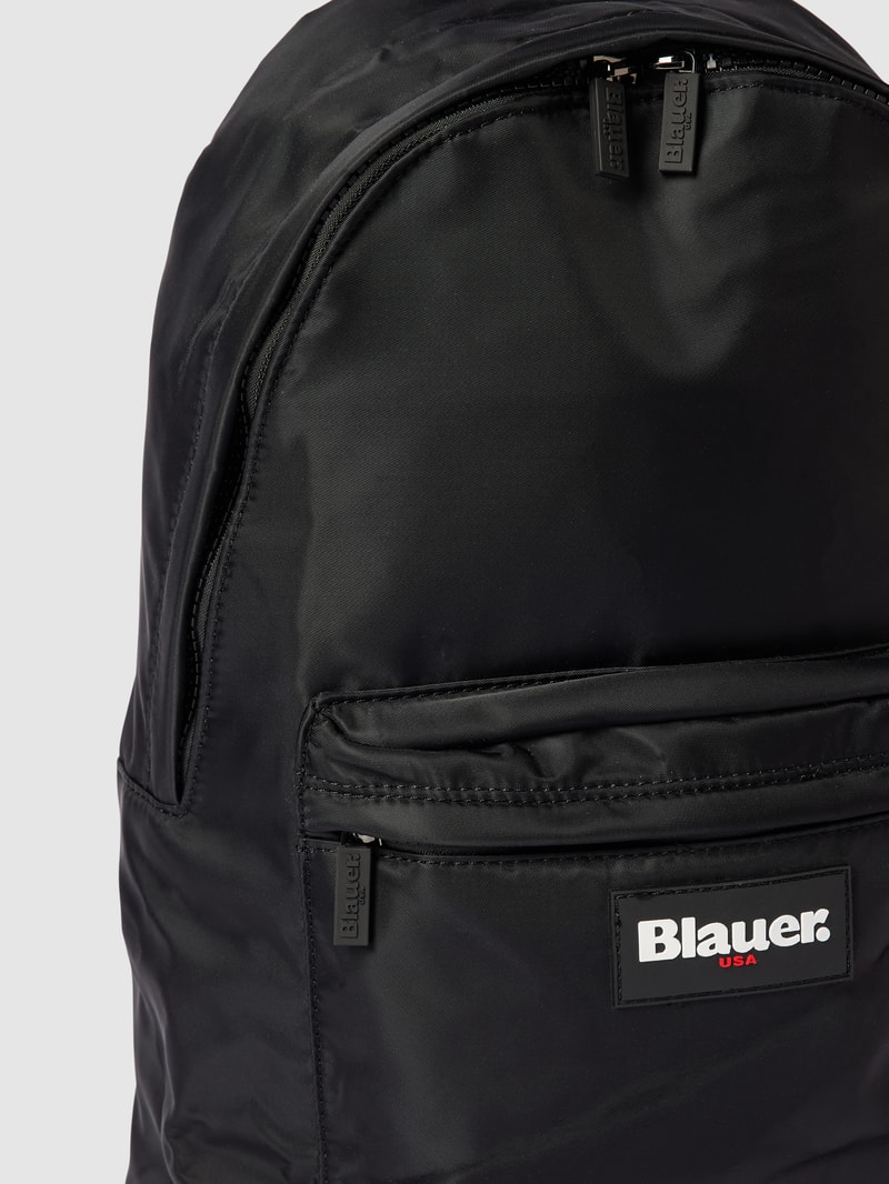Rucksack mit Label-Patch Modell 'EASY' in schwarz