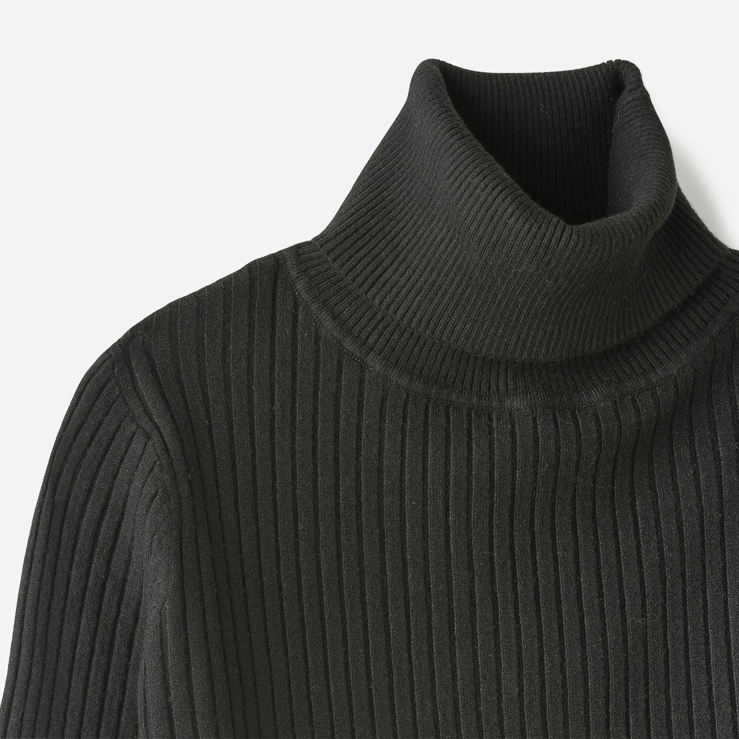 Pull à col roulé TEXTO noir - taille unique